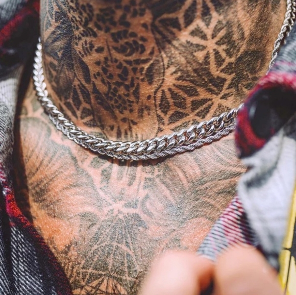 Men's cuban 22in silver chain - Picture 3 of 3